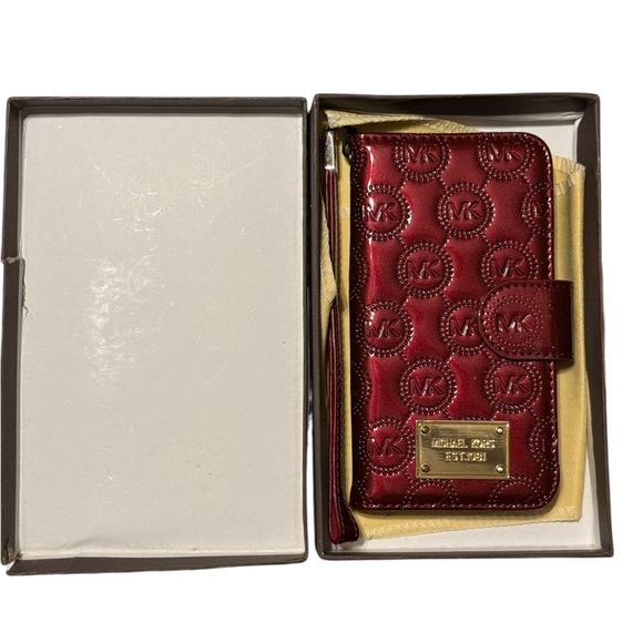 Michael Kors Jet Set Travel smartphone wallet with bag and box NWT - Picture 2 of 9